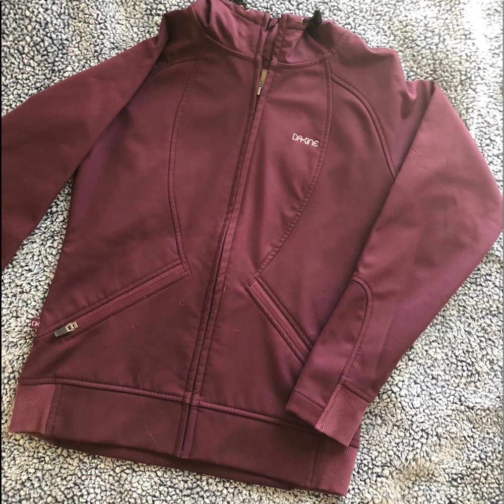 Dakine Purple soft shell full zip